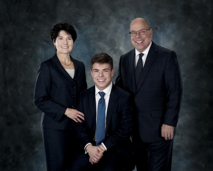The LeRette Family, from left: Dawn, Joshua, and Brian LeRette.