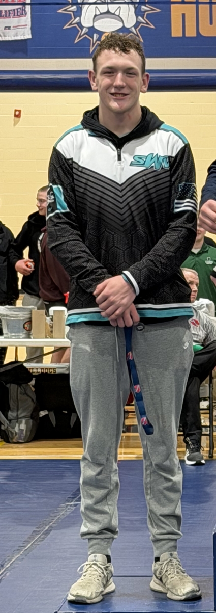 Gavin Wetzel took second place in the 165 spot in Oakland Saturday to qualify for State. (Submitted photo)